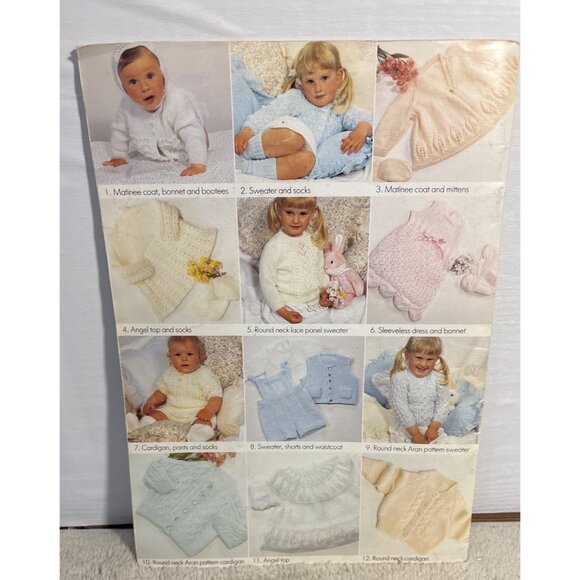 Knitting Pattern Booklet Hayfield Pretty Baby 7062 12 Designs DK Yarn 0 To 30 Mo - Picture 2 of 9